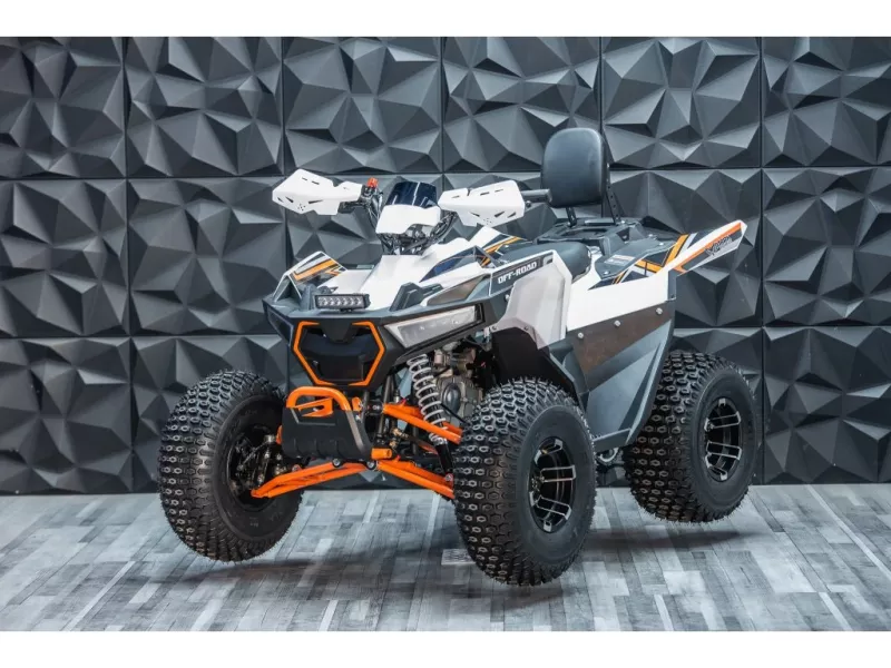 Čtyřkolka: Dětská čtyřkolka Markstore FUN 125cc 3G8 - bílo oranžová, Čtyřkolky Litohlavy