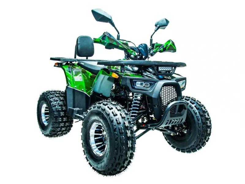 Čtyřkolka: Dětská čtyřkolka Piranha Transformer 125cc 3G8 - Zelený maskáč, Čtyřkolky Litohlavy